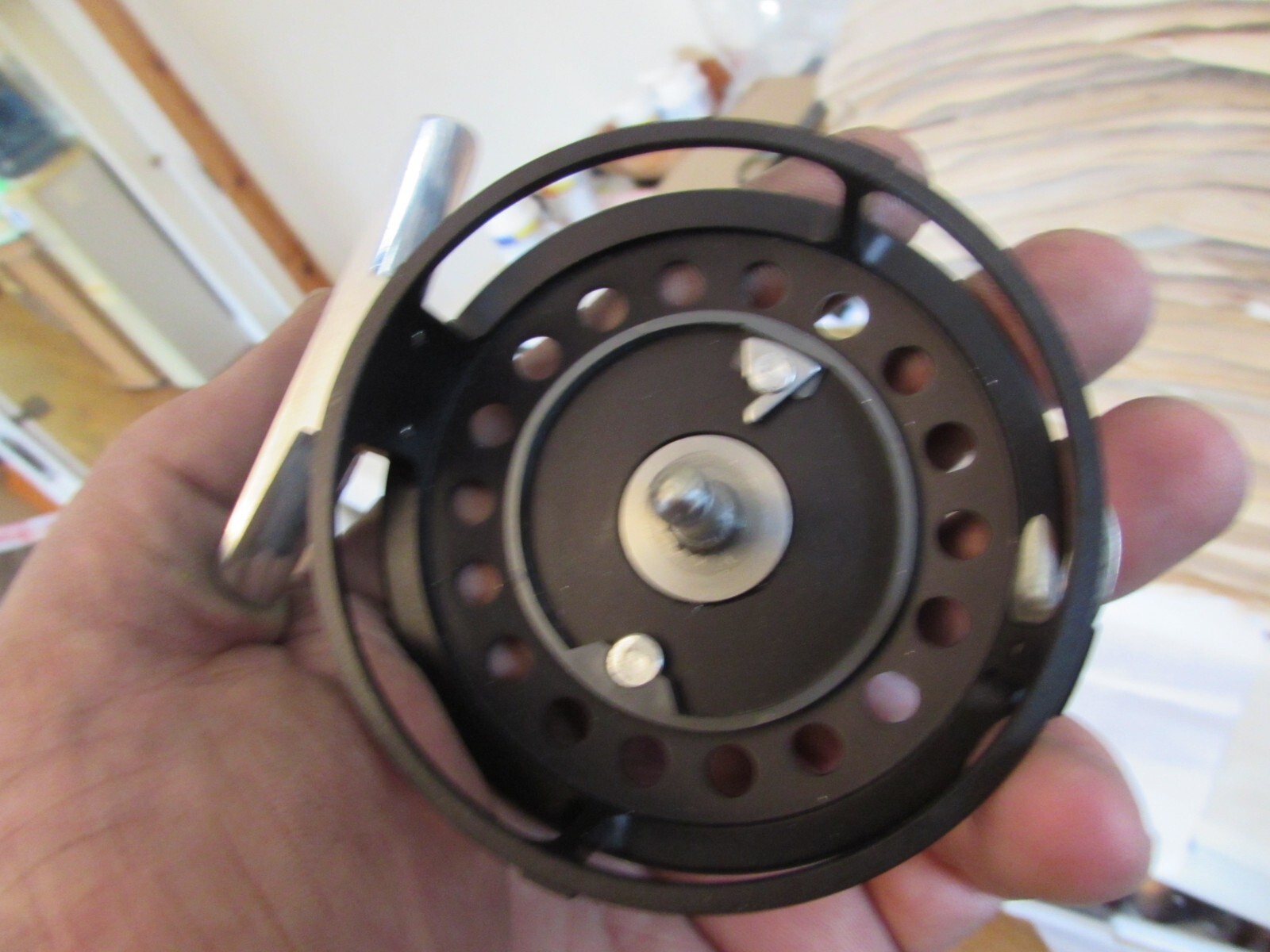 A1 unused Hardy Alnwick ultralite disc 6 trout fly fishing reel 3.25" + pouch