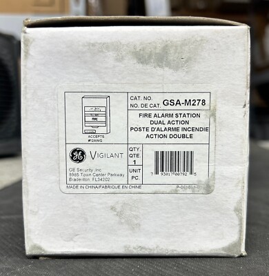 Kidde GSA-M278 Manual Pull Fire Alarm Station