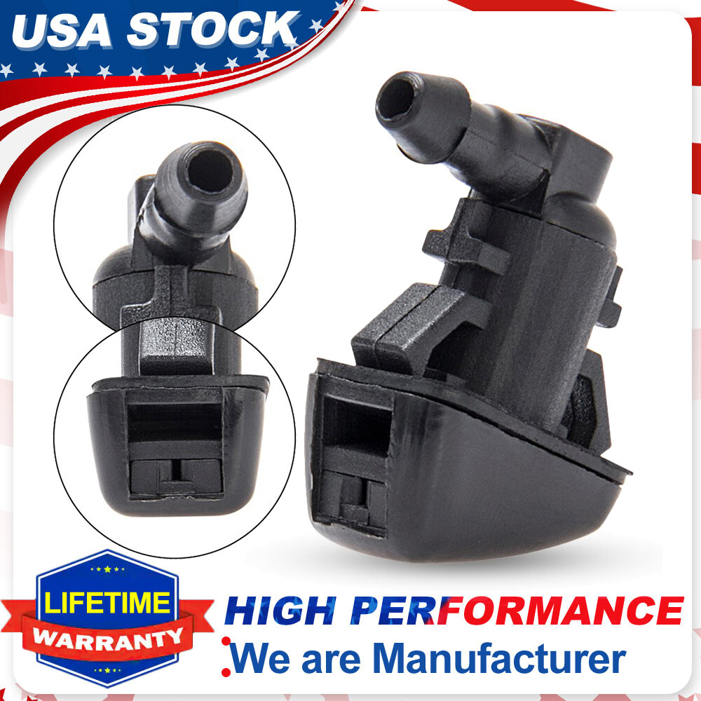 2Pcs Windshield Washer Nozzle Squirter Jet Professional Parts 30655605