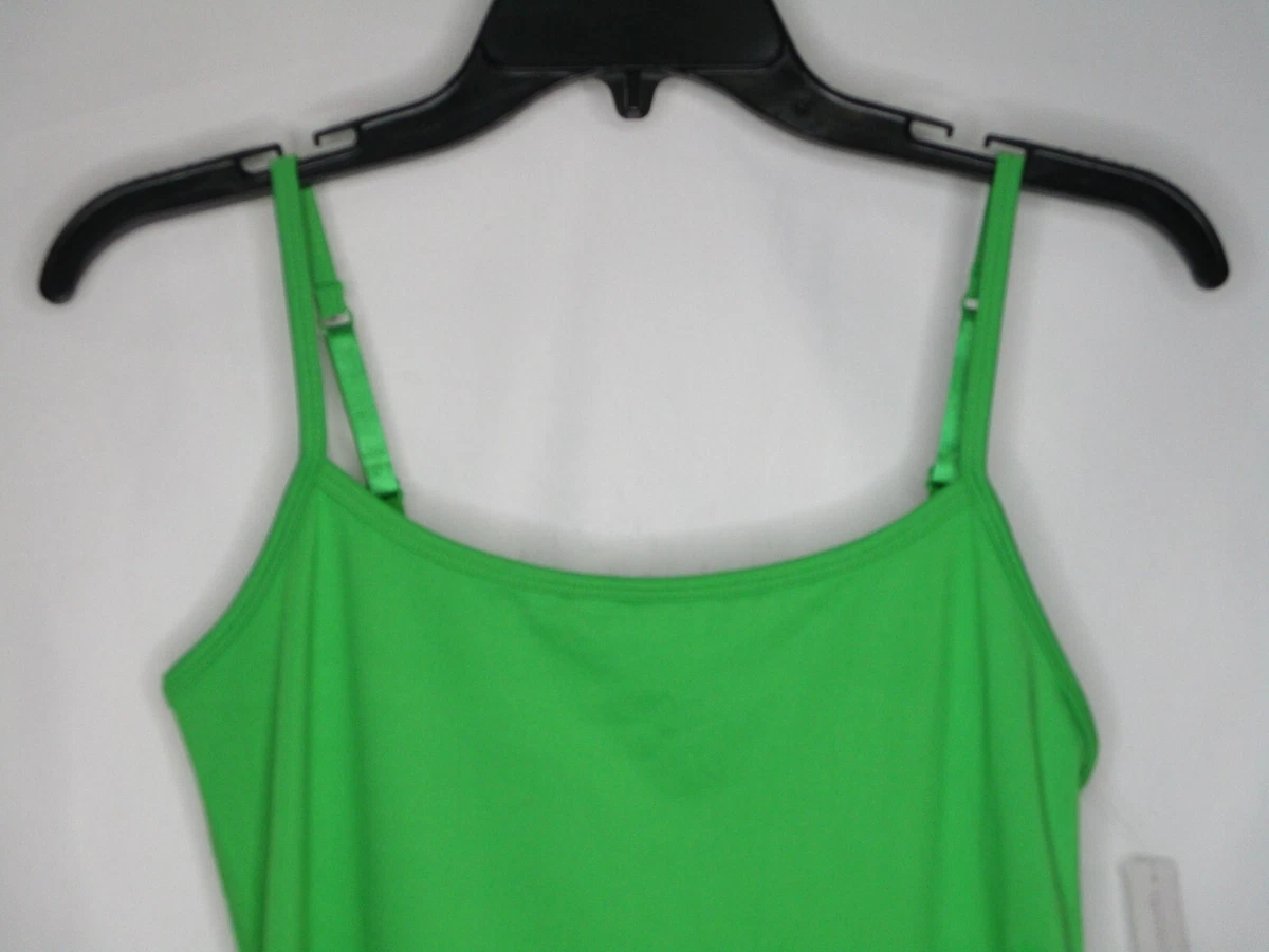 Lime green spaghetti strap top sale