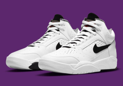 Nike Air Flight Lite Mid [2021] White Black DJ2518-100 sz 10 Men's