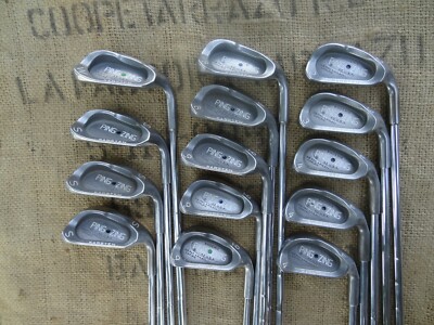 PING ZING Black Dot #4,5,6,8,9,W,SW Iron Options ⛳ Steel ⛳ YOU