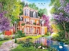 RoseArt Oakwood House 1000 Piece Jigsaw Puzzle By Dominic Davison
