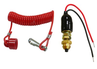 Universal Safety Tether Stop Kill Switch ATV Snowmobile Ski-Doo, Arctic-Cat, Etc