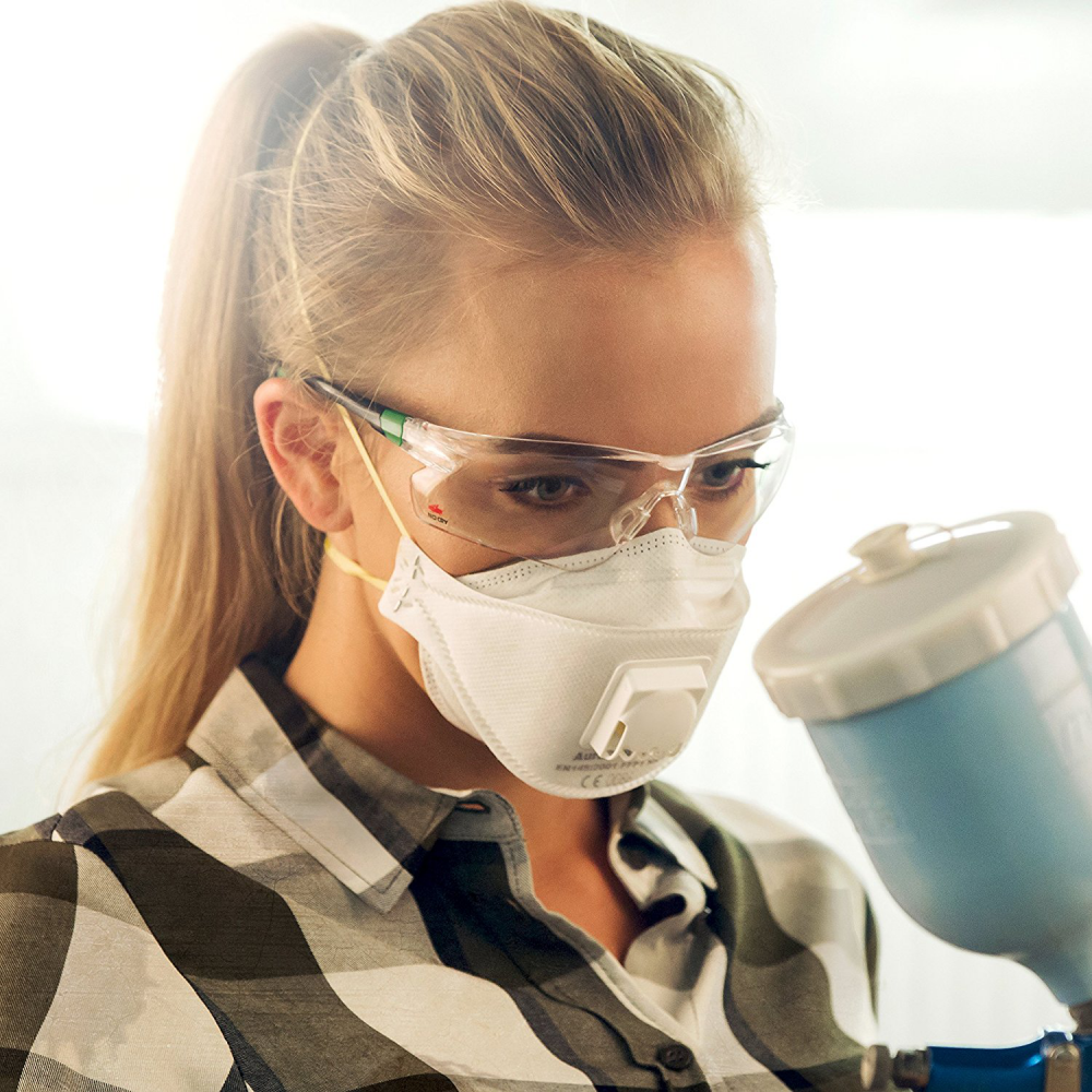 NoCry Safety Glasses With Clear AntiFog And AntiScratch WrapAround