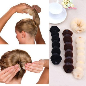 Jn Women S Hair Bun Maker Donut Magic Roll Hair Ring Shaper Snap