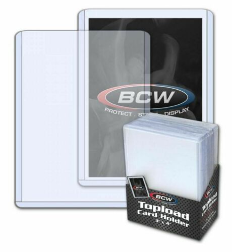 BCW Top Loaders Regular 3x4 Card Holder 25ct Rigid Holders K11020506 - Picture 1 of 9