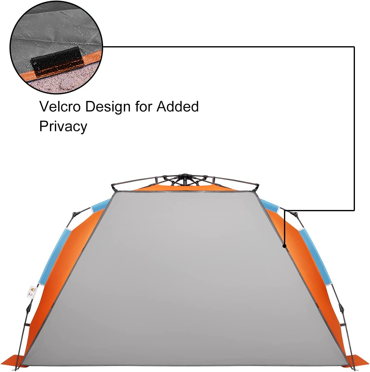 XXLarge Beach Tent Sun Shelter for 56 Person Portable Sun Shade