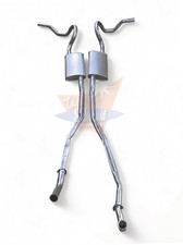 1968-72 Chevy Chevelle Malibu 327 350 396 427 454 Dual Exhaust Aluminized
