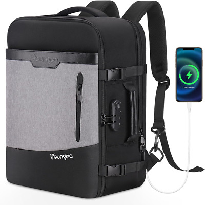 Travel Backpack for Traveling on Airplane, Airline Approved 18X14X8 Travel Backp