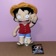 Vintage luffy one piece pirate plush stuffed animal toy Anime nami zoro sanji