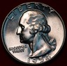 Uncirculated 1954 Philadelphia Mint Silver Washington Quarter Philadelphia Washington