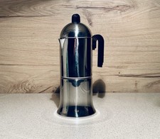 Macchinetta caffè caffettiera Lavazza Camilla acciaio inox 6 tazze design vintag