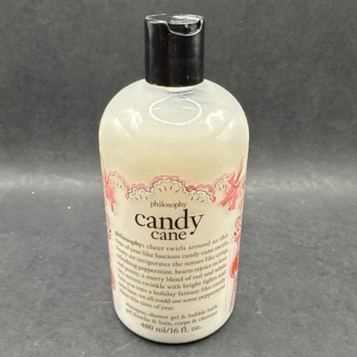 PHILOSOPHY ~ CANDY CANE SHAMPOO BUBBLE BATH & SHOWER GEL ~ 16 OZ