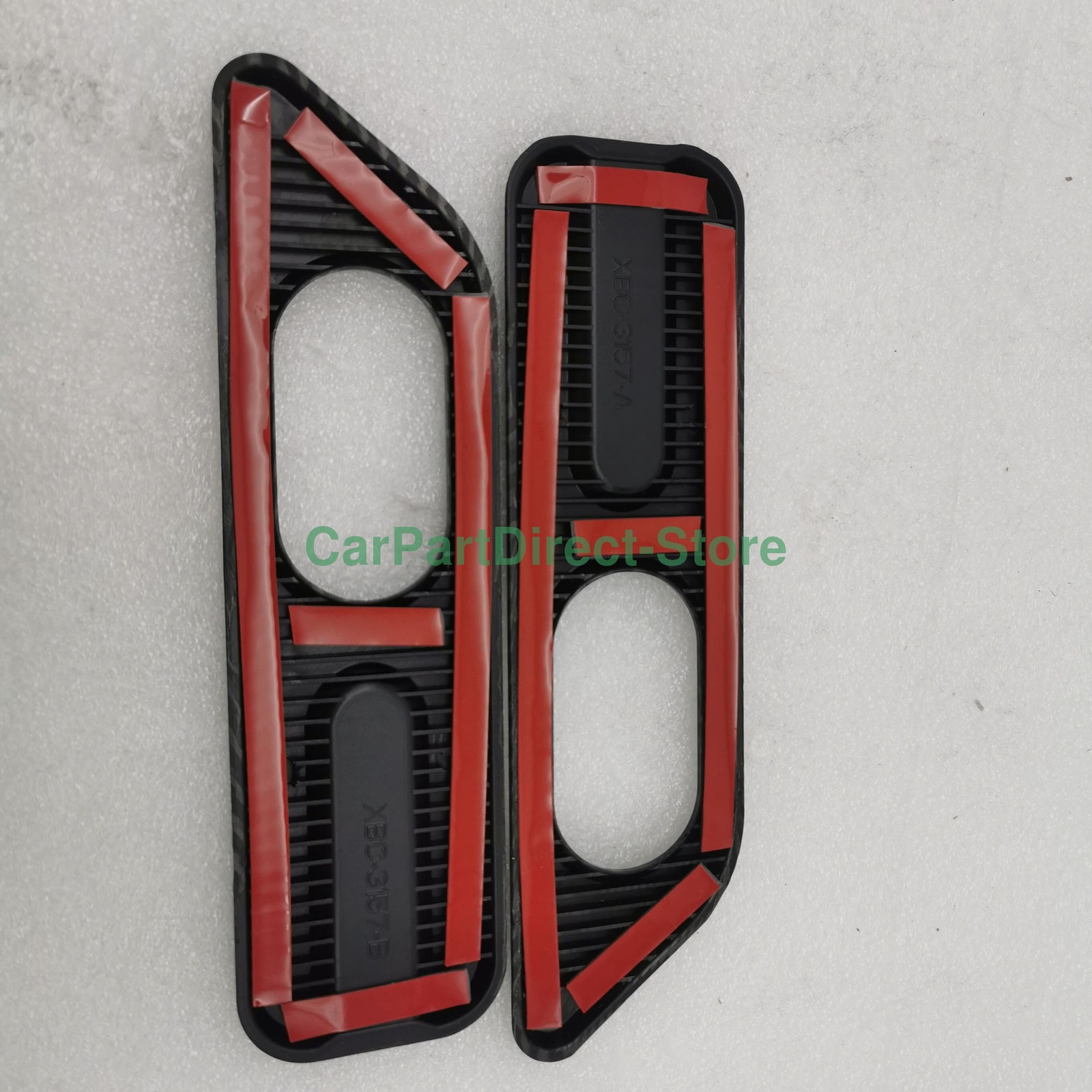 for Suzuki Jimny 2019-23 Carbon Fiber Black Side Marker Lights Lamps Cover Trim