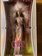  NEW  CHER Bob Mackie Barbie Doll Cherokee Costume Black Label L3548 2007