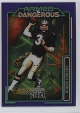 2026 Leaf Metal Armed and Dangerous Space Purple Prismatic /7 Bobby Hebert 5f0