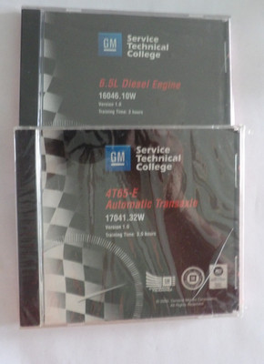 GM Service Technical College Set of 2 CDs-6.5 hours of training time