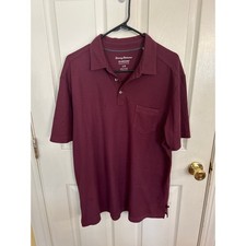 Tommy Bahama Island Zone Burgundy Polo 37.5 Technology Size Large