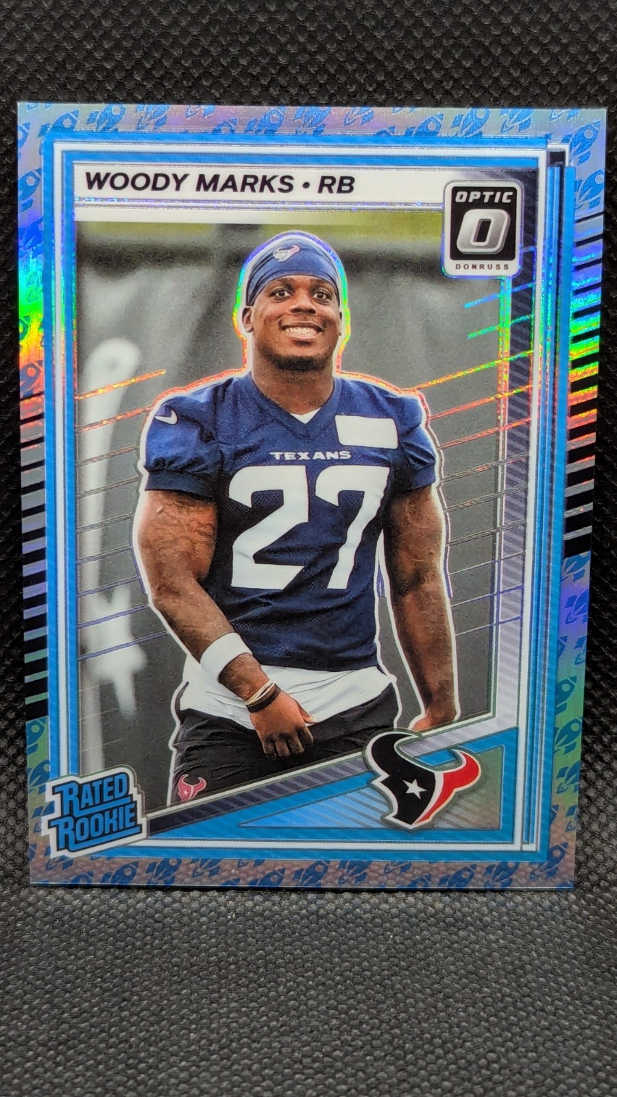 2025 Panini Donruss Optic Rocket Prizm RC #288 Woody Marks Houston Texans