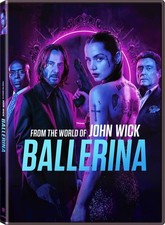 Ballerina: From the World of John Wick DVD, 2025 Good EX-LIBRARY