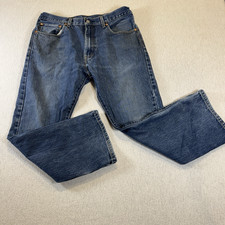 Levis 517 Mens Boot Cut Jeans 36x30 Medium Wash Blue Denim