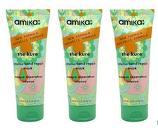 3 TUBS AMIKA THE KURE INTENSE BOND REPAIR MASK 3.3 OZ