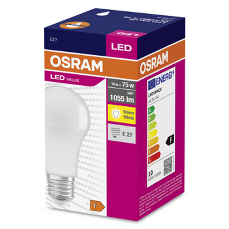 4052899971028   arówka OSRAM 10W E27 LEDVANCE