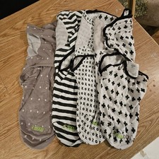 Ziggybaby Swaddles Set Of 4 0-3 Months