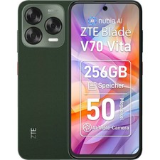 ZTE Blade V70 Vita 256 GB Jade Green Dual SIM Smartphone Handy Mobiltelefon