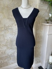 Next Size 8 Navy Bodycon Bandage Dress