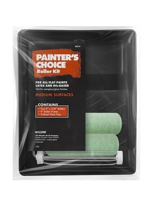 Wooster Brush R975-9 Painter's Choice Roller Kit, 3/8-Inch, 9-Inch 9 Inch