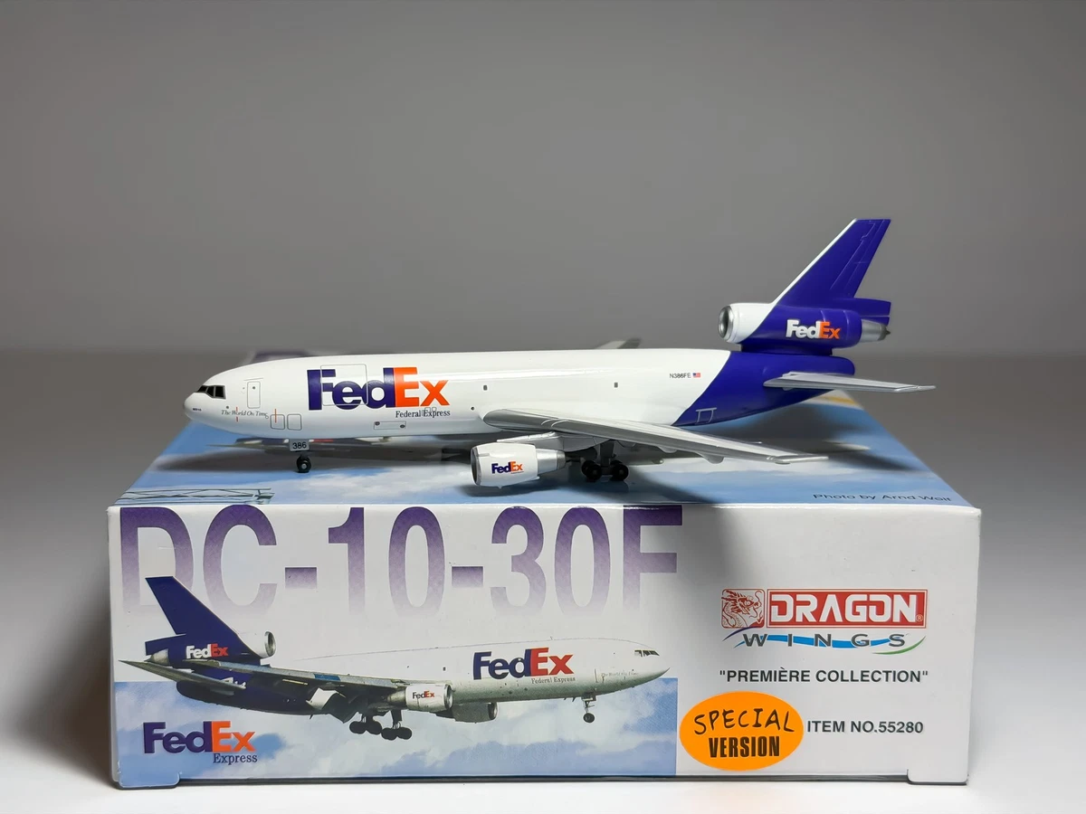FedEx Express McDonnell Douglas DC-10-30F 1:400 Dragon Wings