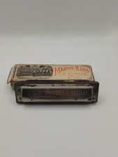 Vintage M. Hohner Marine Band Harmonica 1896 Key G Germany Model A440