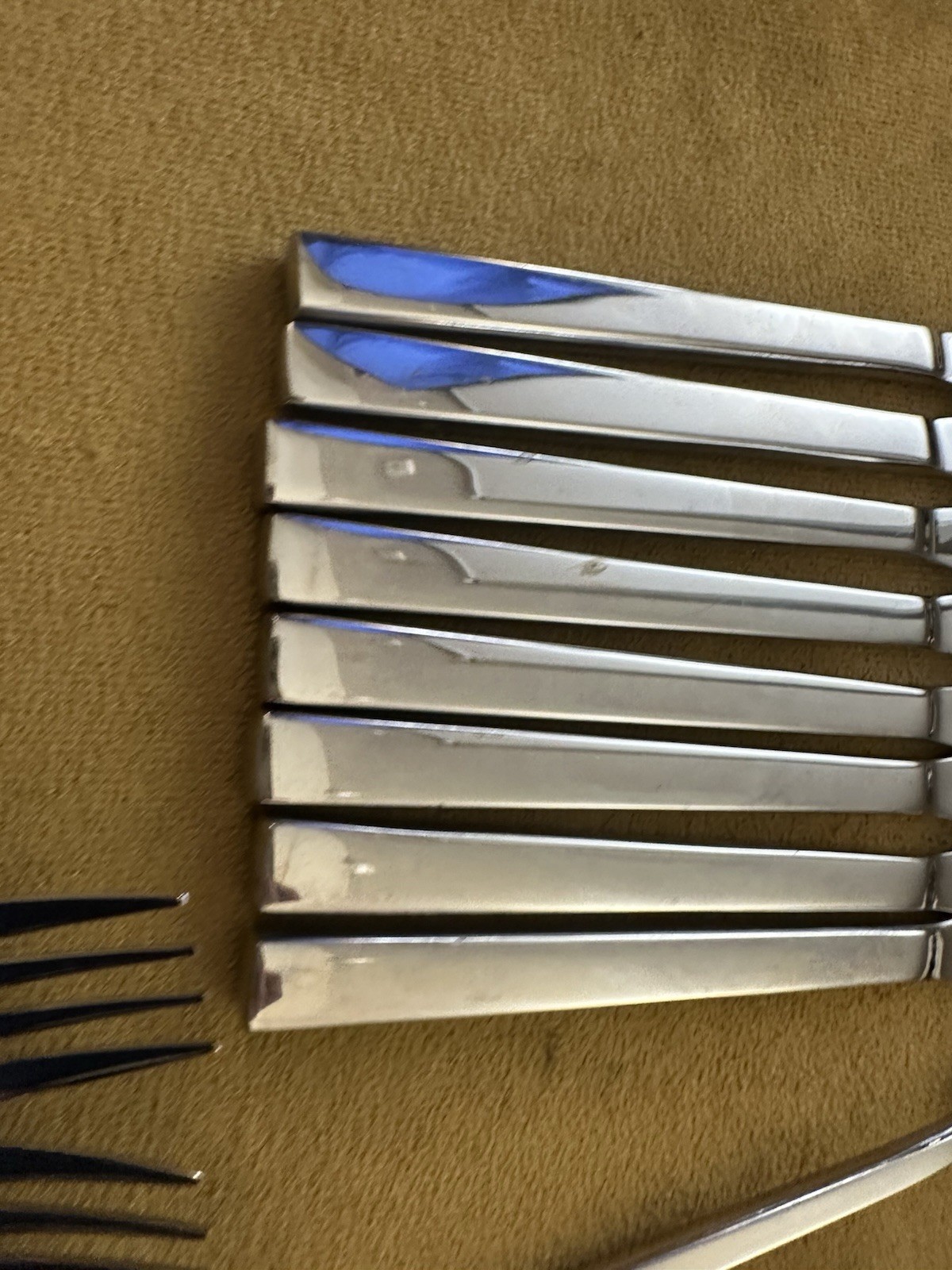 SERVICE FOR 8+ Serving Set Cambridge Chop Conversation 18/10 Stainless **MINT** thumbnail 14