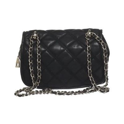 Zara Basic Collection, Umhängetasche, Damen, Schwarz, Karo, 24, 7, 18 cm #7wZ