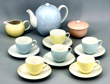 50er Jahre Mokkaservice Arzberg Form 1495 Mid Century Mocca Service 6 Pers (AP)