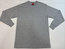 Vintage ‘es Skateboarding Grey Long Plain Shirt Size M Made In USA