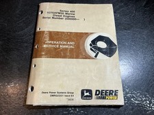 John Deere Series 400 6076AFM30 Marine Diesel Engines Operation Service Manual