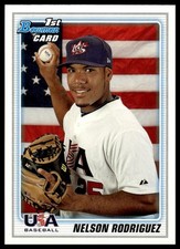 2010 Bowman Draft Picks & Prospects Nelson Rodriguez #BDPP107 Prospects