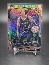 Aziaha James 2025 Panini Prizm WNBA #83 WNBA Logo Dallas Wings Rookie Card