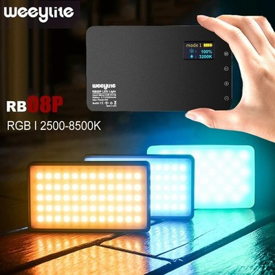 Viltrox Weeylite RB08P RGB LED Video Light On Camera Fill Light 2500K-8500K