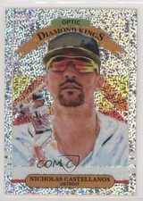 2019 Panini Donruss Optic Diamond Kings White Sparkle Prizm Nick Castellanos 4k8