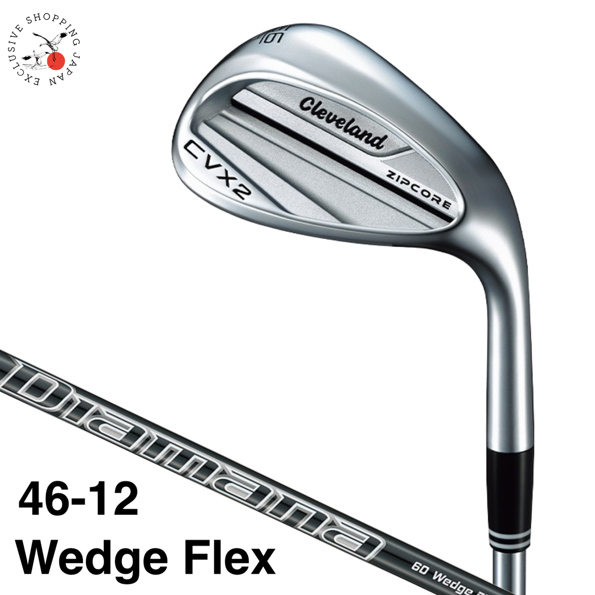 Cleveland CVX 2 ZIPCORE Club 46-12 Diamana for CGⅡGraphite Shaft