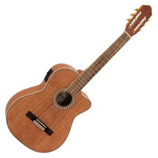 Dimavery CN-300 Klassikgitarre Konzertgitarre Akustik Gitarre Tonabnehmer Piezo