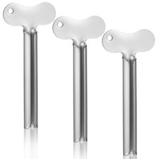 3 Pcs Stainless Steel Toothpaste Tube Squeezes Key Roller for Paint Cosmetic