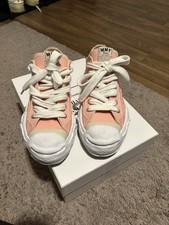 Maison Mihara Yasuhiro Hank Og Sole Canvas Low-top Sneaker Pink/white