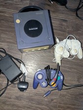 Nintendo GameCube Console Blue - Genuine Controller & Power Adapter NO HMDI LEAD