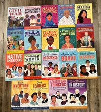 Lot of 24 The History Of For Kids New Readers by Rockridge Press Paperback Books