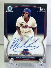Marcus Lee Sang Bowman Chrome 2023 Auto